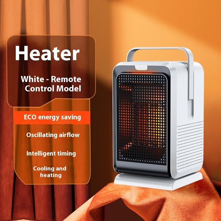 a heater with an orange curtain