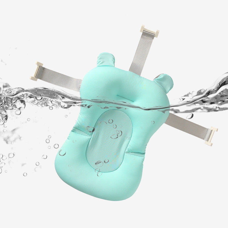 a baby pillow floating in water