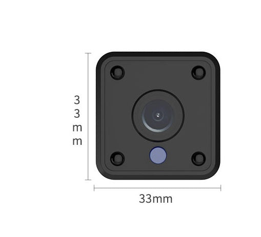 a small camera with a small circle and a small circle button