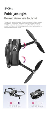Z908MAX Camera Drone with Optical-Flow Positioning