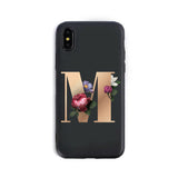 Alphabet Letter Silicone Phone Case