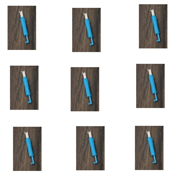 a collage of blue objects