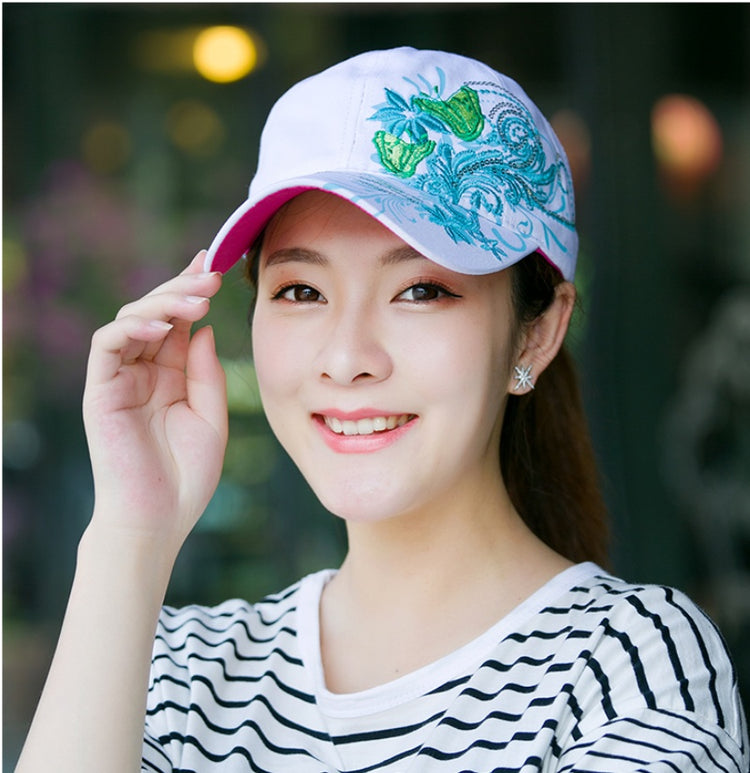 a woman wearing a hat