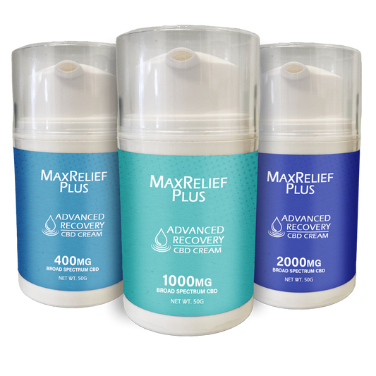 MaxRelief Plus CBD Cream For Pain | 1000mg - 2000mg