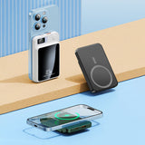 Magnetic Wireless Power Bank 12000mAh For Magsafe Battery Pack For Phone 14 13