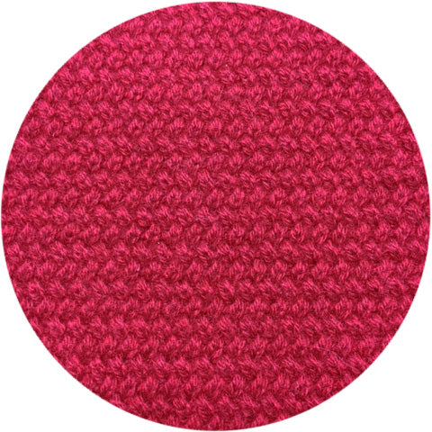 a close up of a red knitted fabric