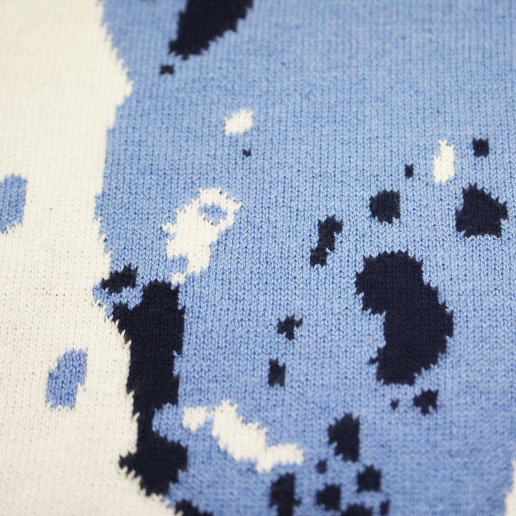 a close up of a knitted fabric