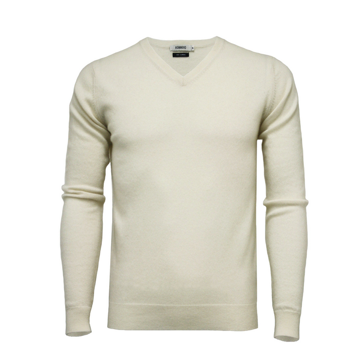 a white sweater with long sleeves