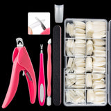 500-Piece French Acrylic Nail Set