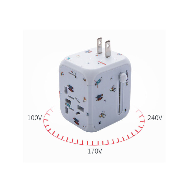 a cube with a couple of plugs