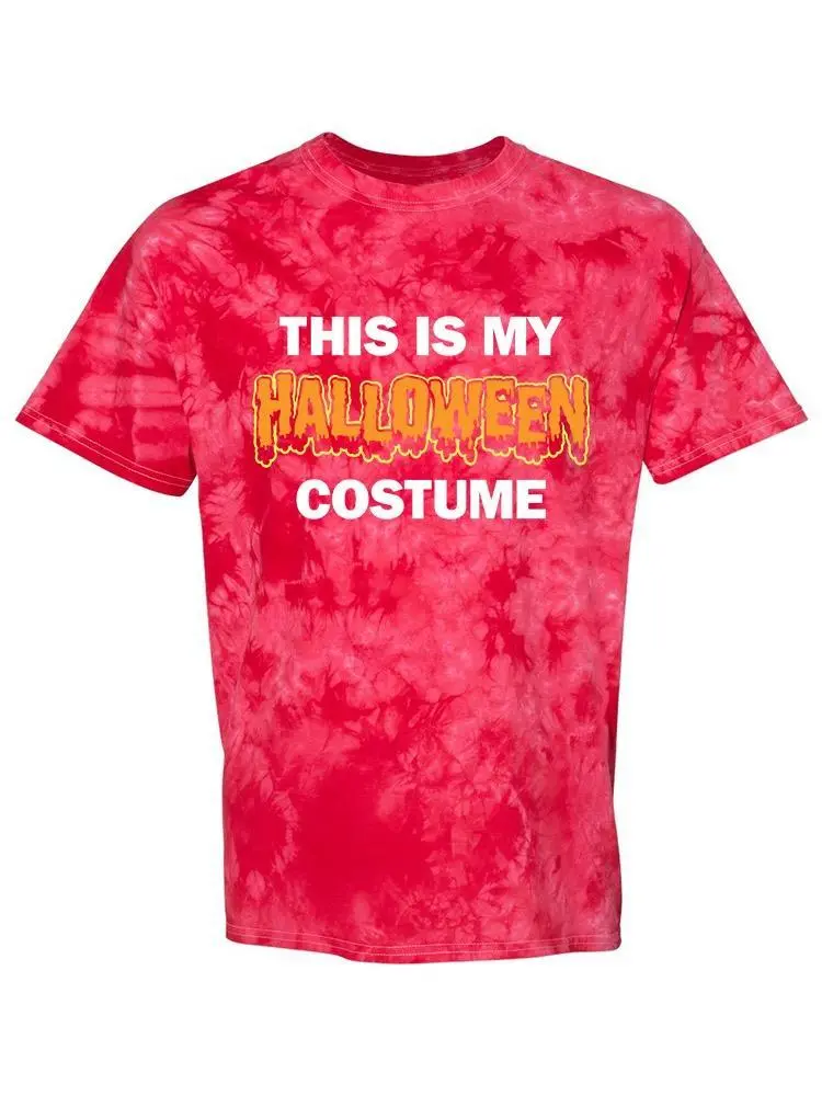 a red shirt with white text