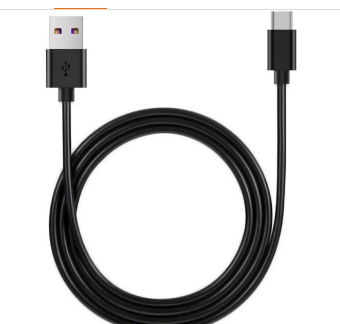 a black cable with a usb plug