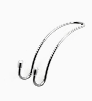 Stainless steel double head multi-function hook seat back hook security net balcony hanging pot wall hanging flower pot hook