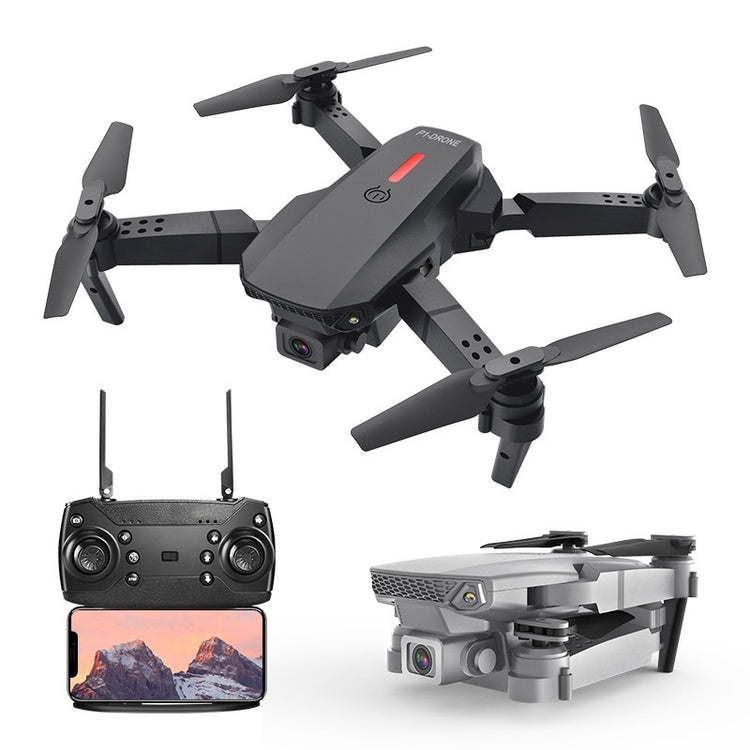 a drone and a camera