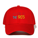 Short-Brim Embroidered Baseball Cap