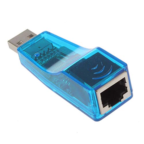 a blue usb adapter with a white background
