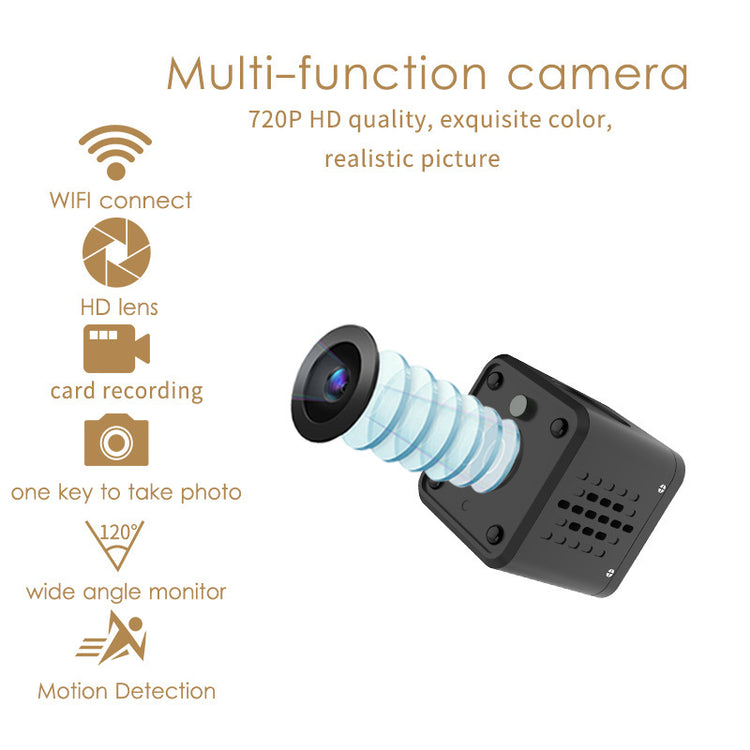 a camera with a lens