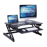 Rocelco 32" Height Adjustable Standing Desk - Improve Your Health and Productivity