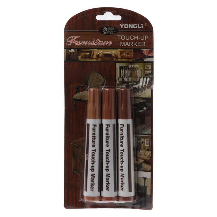 a close up of markers