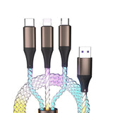 RGB 3-in-1 Multi-Connector Charging Cable