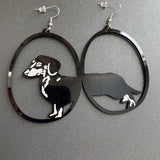Asymmetric Animal-Shaped Acrylic Dangle Earrings
