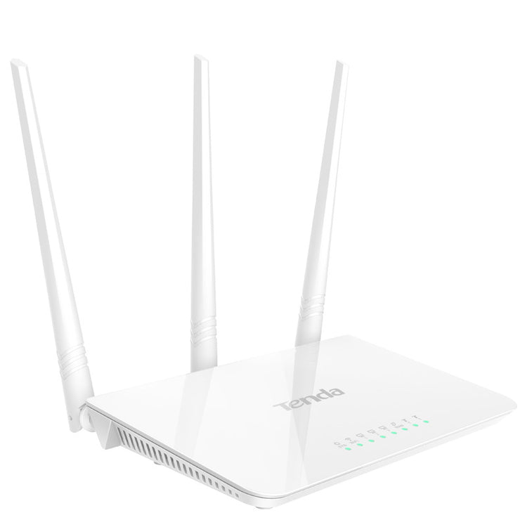 a white router with multiple antennas