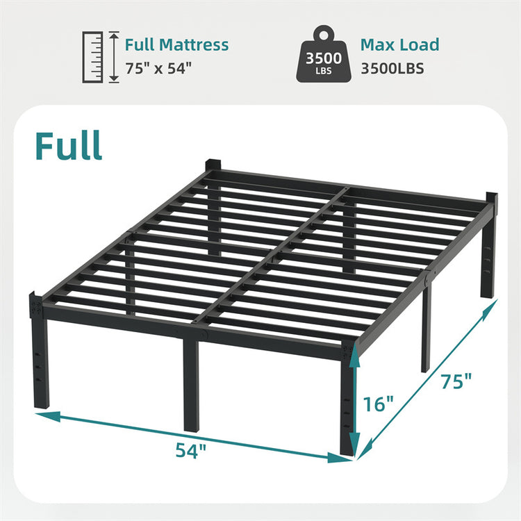 a full mattress with measurements