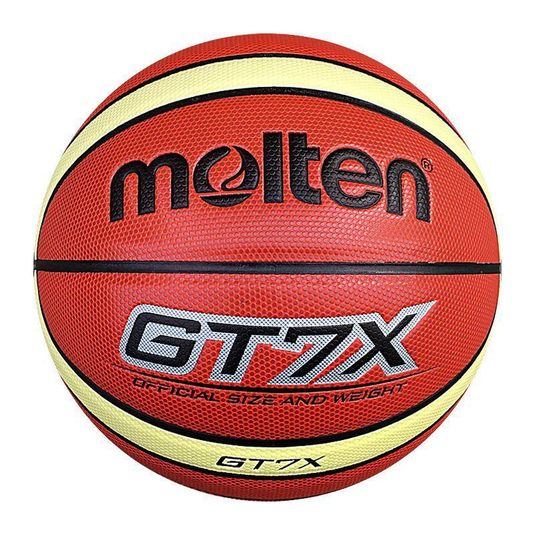 a close up of a basketball