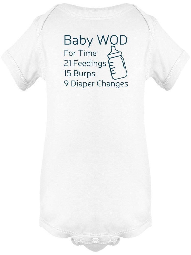 Baby Wod Bodysuit -SmartPrintsInk Designs