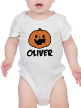 Pumpkin Custom Name Bodysuit -Custom Designs
