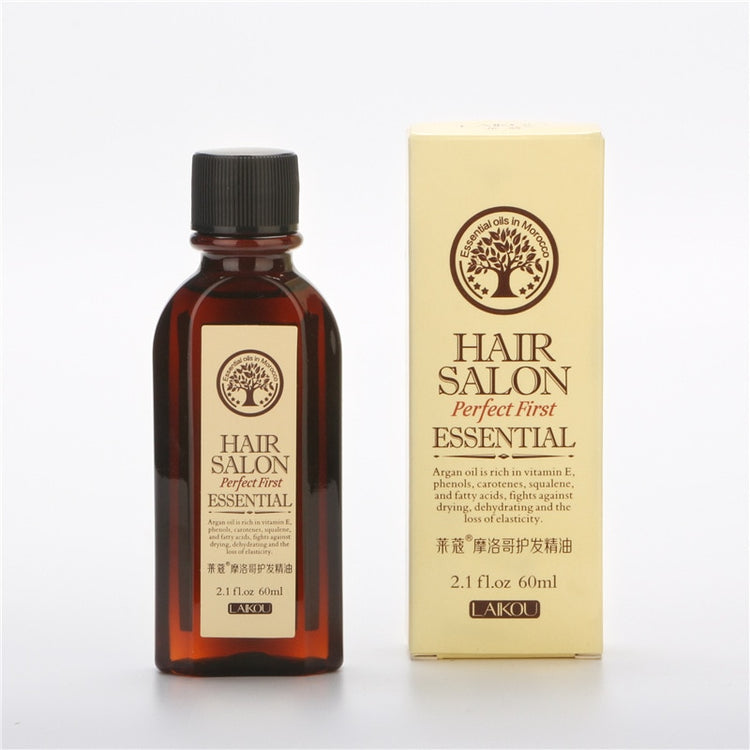 a bottle of hair salon essential