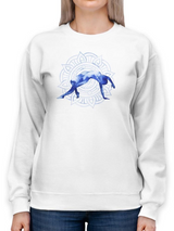 Yoga Flow V Sweatshirt -Grace Popp Designs