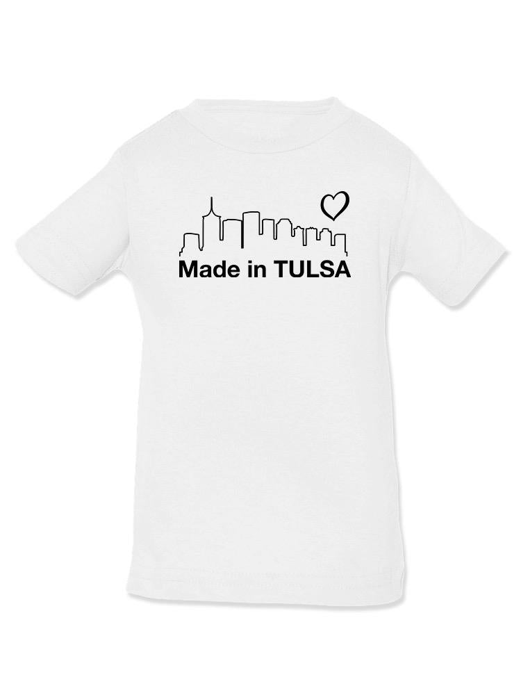 Made In Tulsa. Landscape T-shirt -SmartPrintsInk Designs