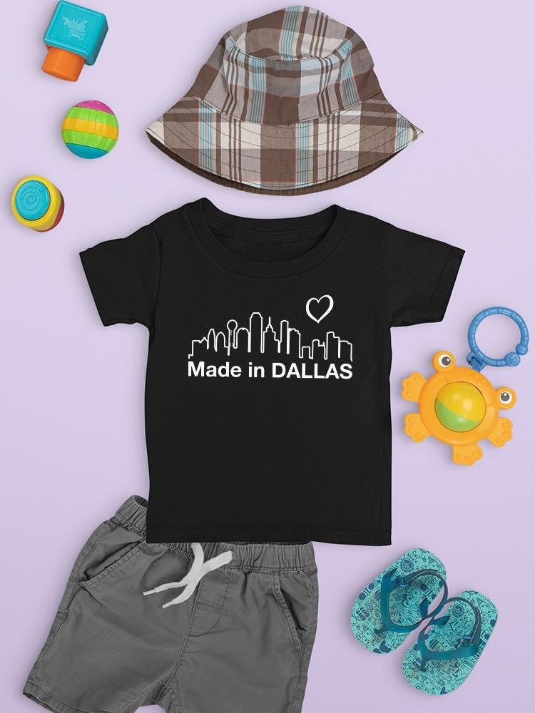 Made In Dallas Landscape T-shirt -SmartPrintsInk Designs