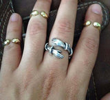Hands-Embracing Love Ring