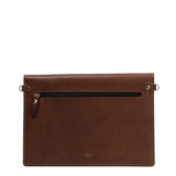 Leather Bag for MacBook with a pocket for iPad