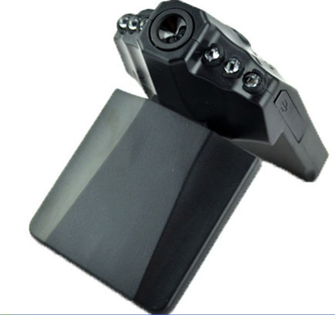 a black camera with a battery