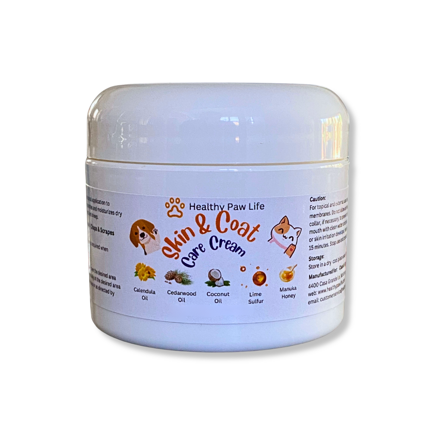 Calendula Manuka Honey & Cedarwood - Skin & Coat Care Cream