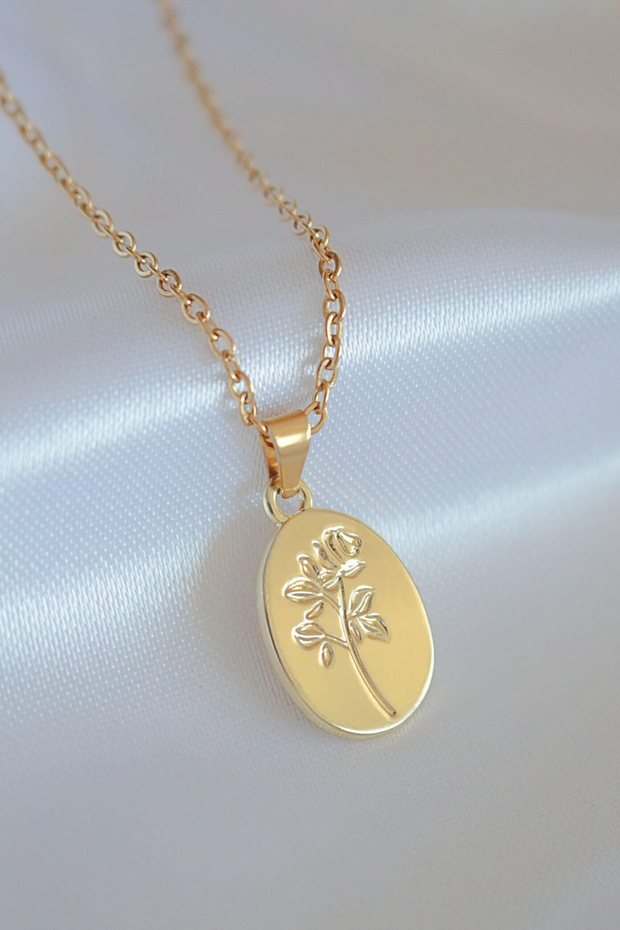 "Bouquet de Roses" | 24K Classy Floral Necklace