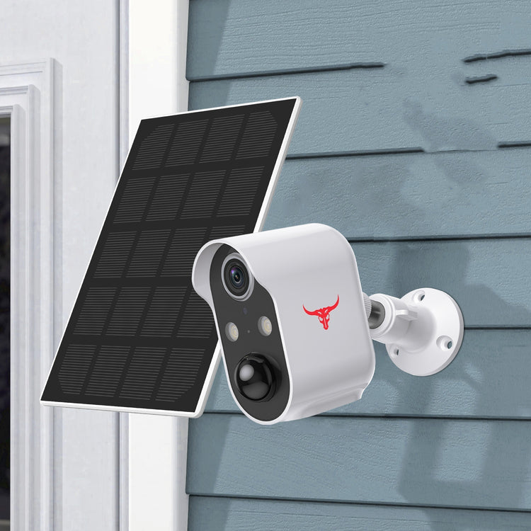a camera on a wall