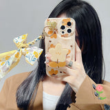 Floral Scarf-Style Protective Phone Case