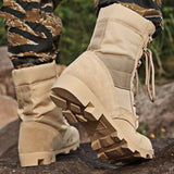 High-Top Outdoor Hiking and Work Boots