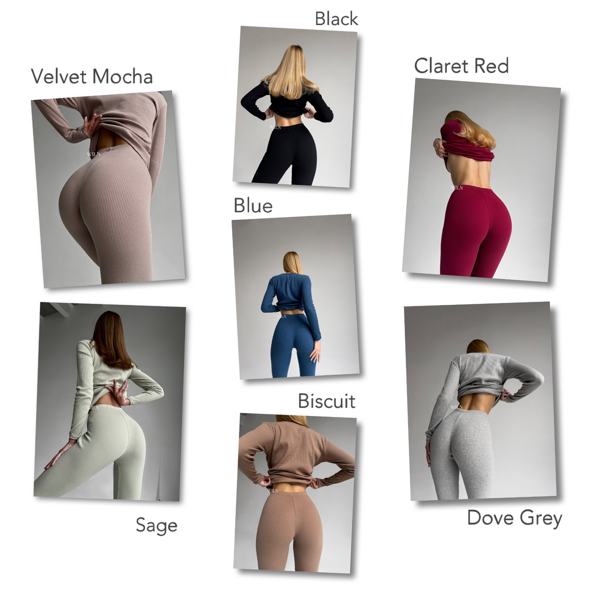 a collage of images of a woman