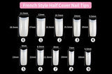 500-Piece French Acrylic Nail Set