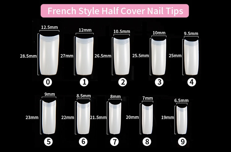 different types of nails