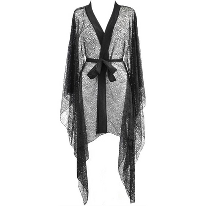 Sexy Sheer Lace Robe Axami Black Panther
