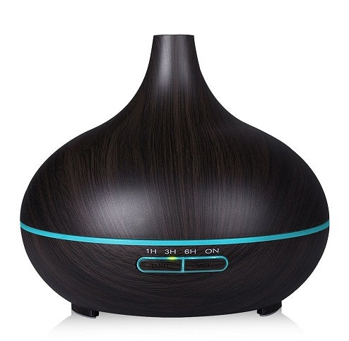 a black and blue aroma diffuser