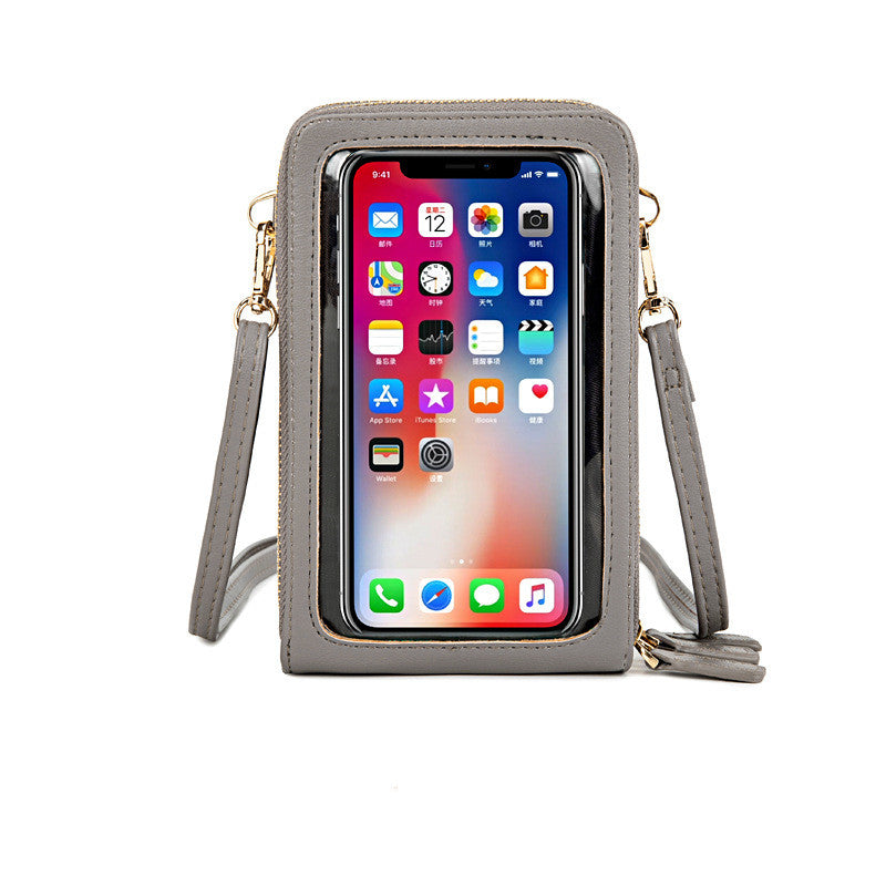 Touchable Screen Crossbody Mini Cell Phone Bag