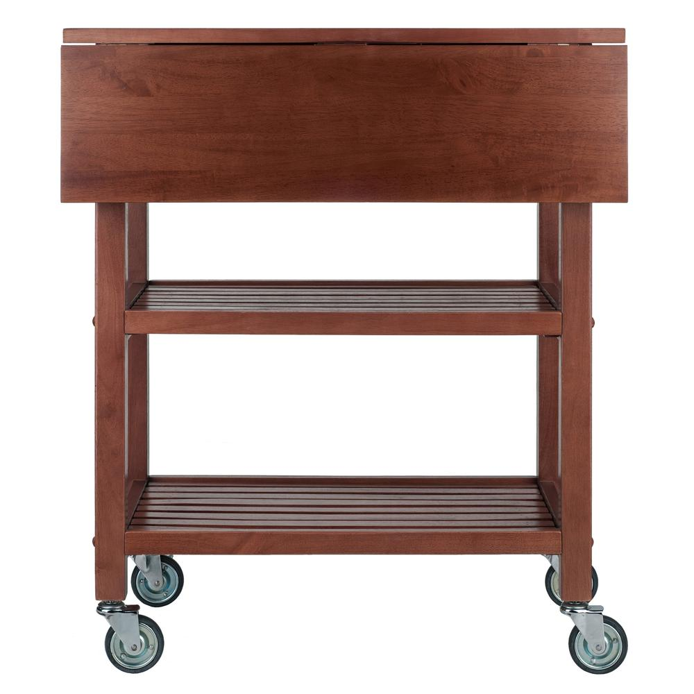 a wooden cart with wheels