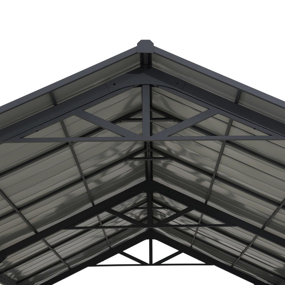 a roof of a building